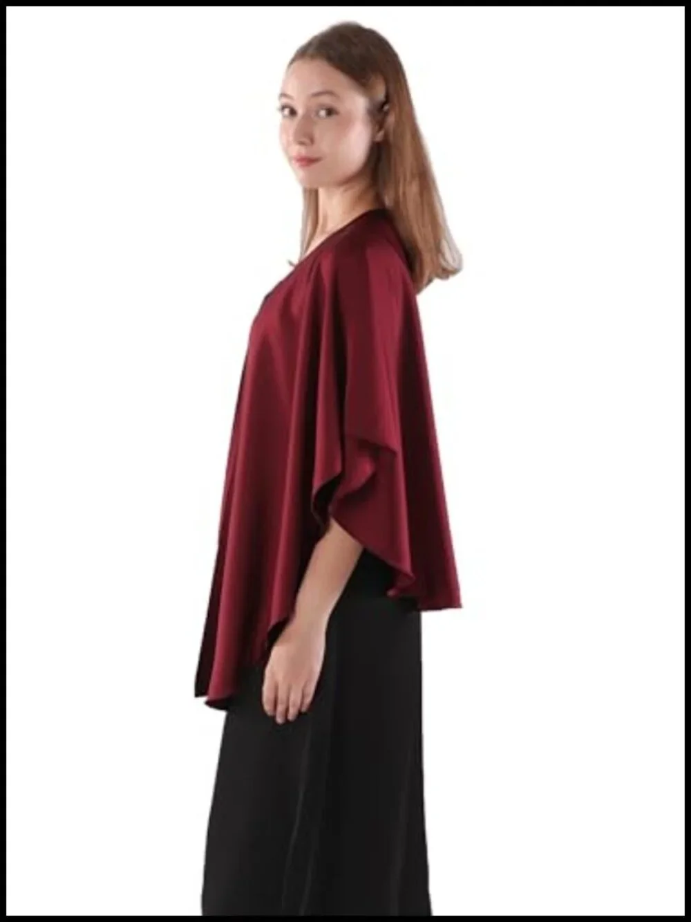 Elegant Stain Shawl Wrap for Evening Dresses Wedding Party Scarf Cover Up